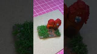 Лепка из воздушного пластилина, миниатюра, полное видео на канале #modelling #sculpting #airdryclay