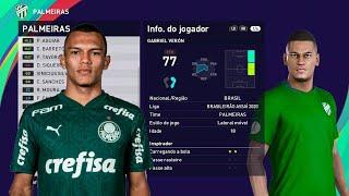 Editar Face\Habilidades Gabriel Verón Palmeiras PES 2021 (Usando Copiar Base)