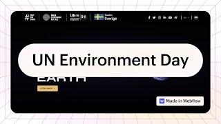 World Environment Day 2022 — Made in Webflow