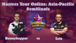 Bunnyhoppor vs Leta - Semifinal - Hearthstone Masters Tour Online: Asia-Pacific