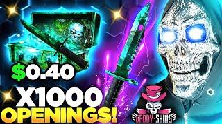 DADDYSKINS $0.40 PROFIT FARM x1000 OPENINGS ?! (Daddyskins Promo Code 2024)