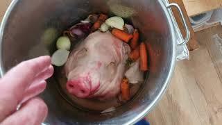 Making Brawn With A Pigs Head