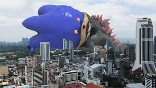 shin sonic tapes in real life vs Evolved Godzilla