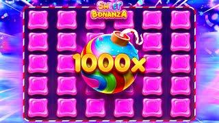 Sweet Bonanza 1000x / 1000x PATLATI BAKİYEYİ KATLADI #sweetbonanzabigwin #slots #casino