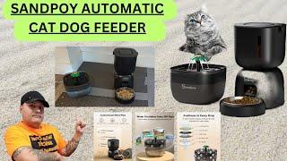 SANDPOY AUTOMATIC CAT DOG FEEDER MUST  HAVE FULL REVIEW