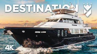 DESTINATION - The Global Fast Trawler Yacht walk through