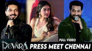 Full Video : Devara Tamil Press Meet Chennai | Jr NTR | Saif Ali Khan | Janhvi Kapoor | Anirudh