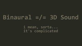 What Actually is Binaural Audio? | Binaural HRTF ASMR