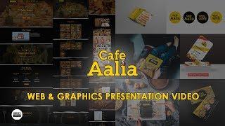 Full Project Cafe Aalia Web & Graphics Presentation Video | OMER J GRAPHICS | OMER J STUDIO