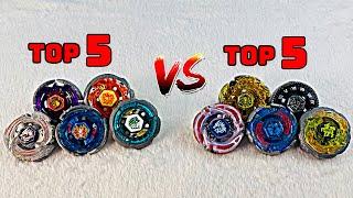 TOP 5 BEST Beyblade Metal Fusion vs TOP 5 BEST Beyblade Metal Masters (INSANE GENERATION BATTLE!!!)