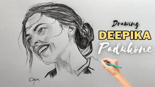 Drawing Deepika Padukone | Easy Pencil Sketch Tutorial