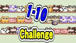 Cat Sort Puzzle Challenge Level 1-10