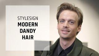 How To: Modern Dandy Men's Hairstyle | StyleSign | Goldwell Education Plus