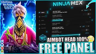 FREE PANEL PC GRATIS OB47 WALLHACK | SPEED | SNIPER LIFETIME FREE FIRE | ANTI BAN 100 %| NINJA HEX