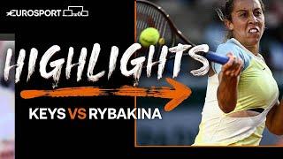 Madison Keys defeats Elena Rybakina in dramatic fashion to reach fourth round | Eurosport Tennis