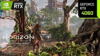 Horizon Forbidden West PC | RTX 4060 1080p, 1440p, 4K DLSS 3.5 Frame Generation | PC Performance