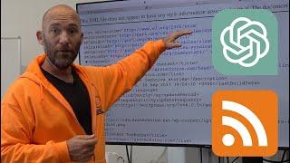 RSS Scraping with ChatGPT API (OpenAI, Python, Feedparser, Beautiful Soup)