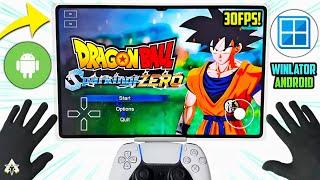  TESTING DRAGON BALL SPARKING! ZERO ON WINLATOR ANDROID GLIBC | GAMEPLAY (WINDOWS EMULATOR)