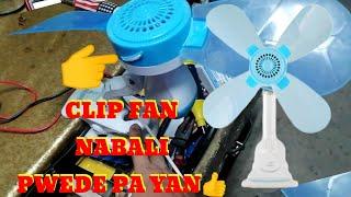 Remedy for clip fan broken blade..