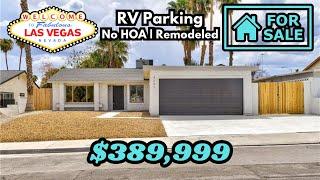 Affordable Home for Sale in Las Vegas | Remodeled | No HOA | RV Parking | Single Story Home