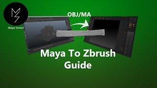 Maya To Zbrush Guide - Exporting & Importing Models