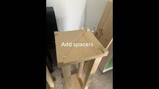 DIY budget speaker stands