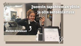 JOUDUIN AUTO-ONNETTOMUUTEEN! (mun päivä)