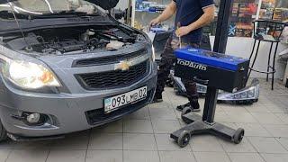 Мини линзы vs Led h4 на Шевроле Кобальт или как улучшить свет бюджетно.#cobalt #chevrolet