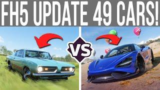 Forza Horizon 5 UPDATE 49 EVERY CAR REWARD REVEALED FROM EACH PLAYLIST ALREADY!