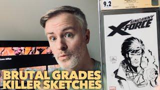 Brutal CGC Grades - Unboxing Sketch Comic Book Covers, Commissioned at Baltimore Comic Con