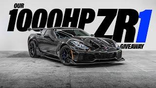 Our 1000HP Corvette ZR1 Giveaway walkaround!