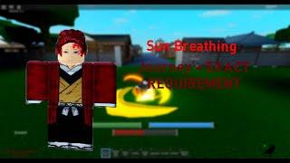 Journey to Sun Breathing | Exact Requirements | Demon Journey | Roblox