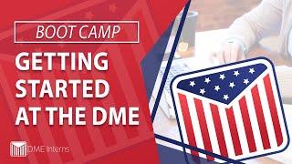 Getting Started at the DME