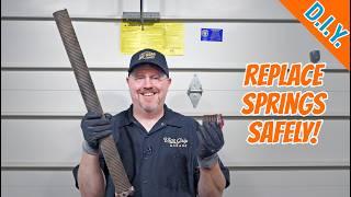 Replace Your Garage Door Torsion Spring Safely And Save $$$!