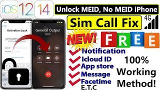 How to Unlock MEID, No MEID iPhone iCloud With Sim Call Fix in Full Free 100% Working Method