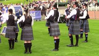 Renfrewshire Schools Pipe Band Grade 4A At Cowal Highland Gathering 2023