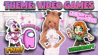 Buying CUSTOM VIDEO GAME THEMES in DRESS TO IMPRESS (ROBLOX)