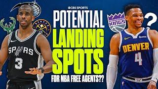 2025 NBA Free Agency: Top Landing Spots for big name free agents such as CP3, Westbrook & MORE 