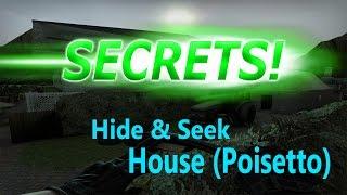 CS:GO Hide and Seek House (Poi$etto) All Locations, Secrets, and Teleports!