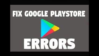 Fix Google Play Store error 491/110/194/492/495/498/919/920/923/927/941 Common Errors