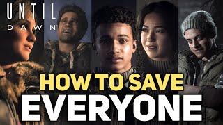 How To Save Everyone All Choice & Butterfly Effects (Good Ending) - Until Dawn Remake