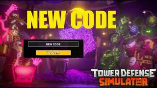 NEW TOWER DEFENSE SIMULATOR CODE!! | November 2023 | Roblox Tower Defense Simulator