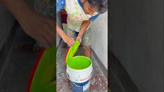 Wall painting green collor fast cort #wallpaiting #art