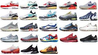 History Of Nike AIR MAX Evolution Original to Now