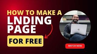 Create Landing Page for Affiliate Marketing - FREE with Wix