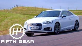 Fifth Gear: Shoot Out Audi S5 Coupe Vs KIA Stinger GT S