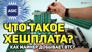 ЧТО ТАКОЕ ХЕШ ПЛАТА?КАК МАЙНЕР ДОБЫВАЕТ BITCOIN | ASIC & HASHBOARD