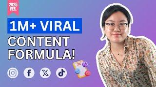 The Secret Formula to 1M+ Viral Content | Social Media Growth Tips