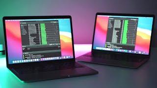 The NEW M1 MacBook Air vs M1 MacBook Pro - How HOT Do They Get? Thermal Testing & More!