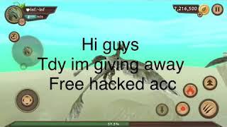 ꒰꒱  ⎯ Dragon sim,free hacked acc lvl 890 with inf health [Read Desc]